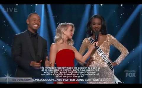 Miss USA 2016 Gives A Powerful Answer For Women In Military
