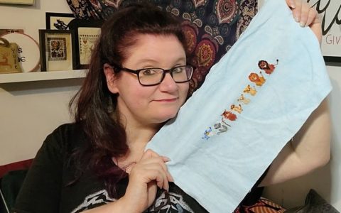 FLOSSTUBE | 4 projects and some weird pageant hair | DEATH BY CROSS STITCH