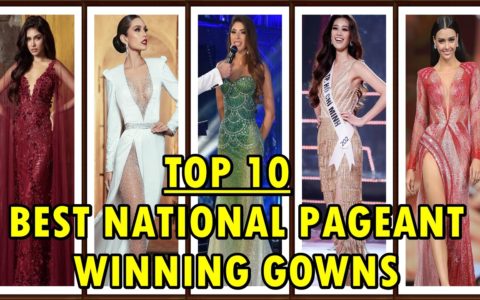 TOP 10 | Best National Pageant Winning Gowns (Miss Universe 2020 Edition)