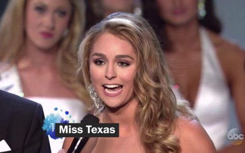 Miss America gets political, according to the Internet