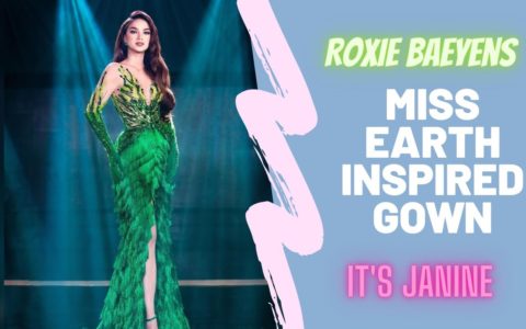 Miss Earth Inspired Gown | Roxie Baeyens Gown | Online Pageant | Philippines | It's Janine