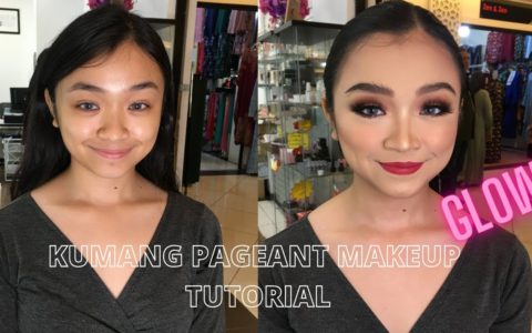 Ratu Kumang Pageant Makeup Tutorial (She won!) Three Layer Foundation for Stage Makeup
