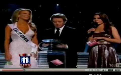 Miss USA California Responds To Gay Marriage Question From Perez Hilton