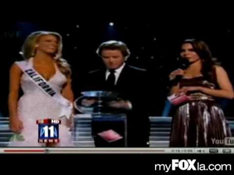 Miss USA California Responds To Gay Marriage Question From Perez Hilton