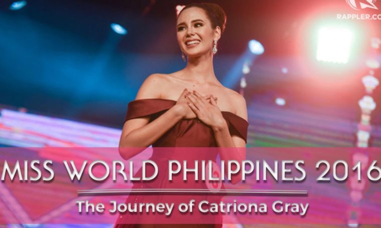 The Journey of Catriona Gray to Miss World Philippines 2016