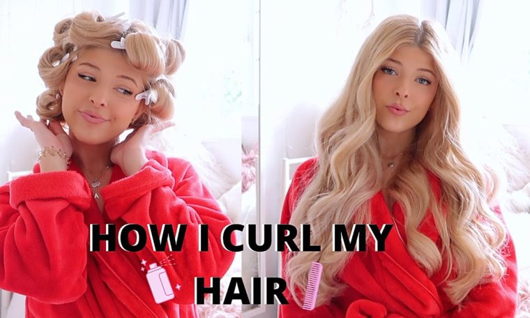 PIN CURLS TUTORIAL | HOW I CURL MY HAIR | Abby Collier