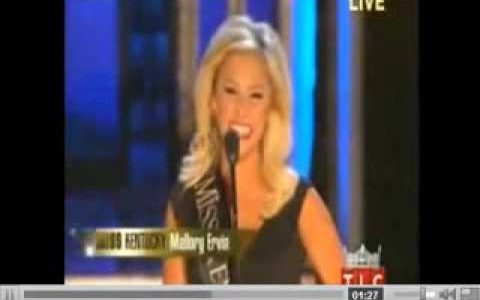 Miss America Pageant 2010 Introduction - Wonderful Moment