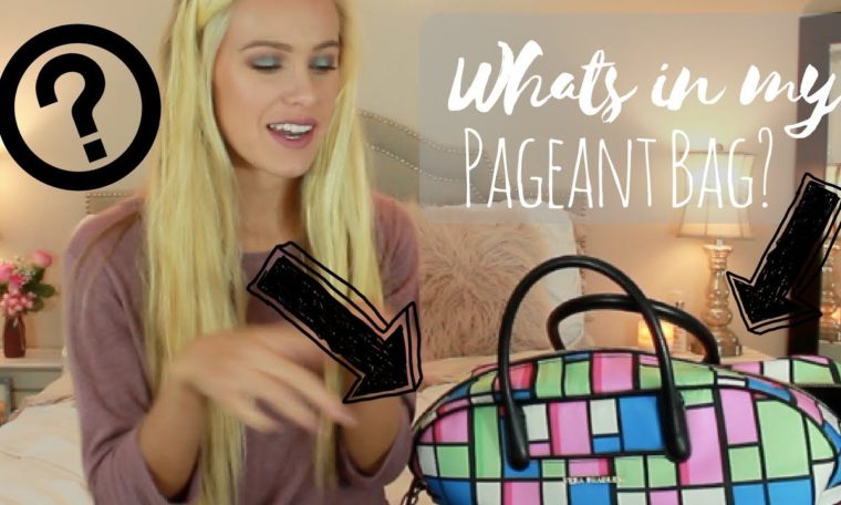 WHATS IN MY PAGEANT BAG?! | lexiesmiles