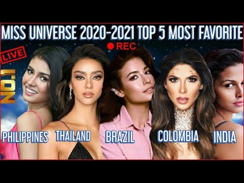 MISS UNIVERSE 2020-2021 TOP 5 MOST FAVORITE CANDIDATES BY PAGEANTRY CRITICS / WHO IS YOUR WINNER?
