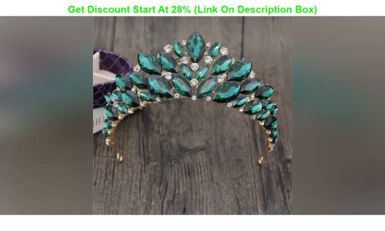 ☑️ 28% OFF Princess Bride Crown Gorgeous Crystal Tiaras and Crowns Hair Jewelry Pageant Headband Br
