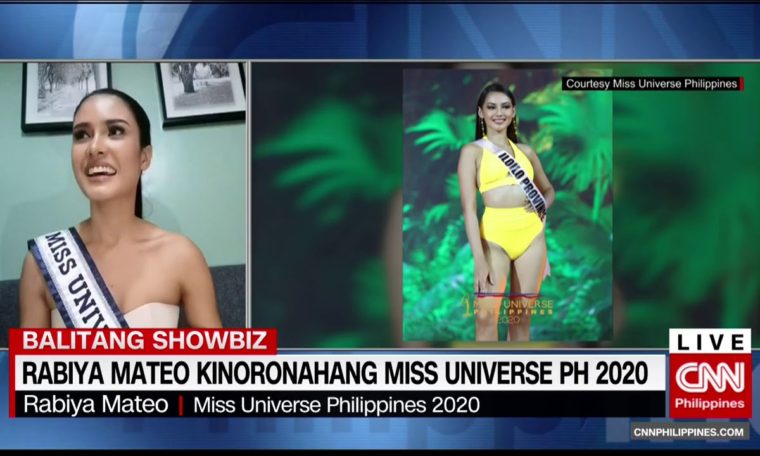 Rabiya Mateo kinoronahang Miss Universe PH 2020