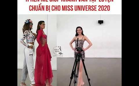 H'Hen Niê huấn luyện catwalk cho Khánh Vân dự thi Miss Universe 2020 Hoa Hậu Hoàn Vũ 2020