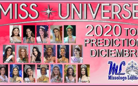 Miss Universe 2020 - Top Prediction Diciembre