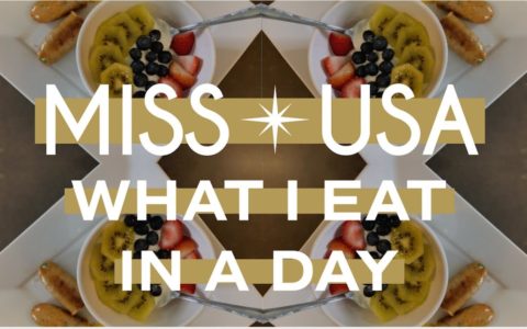 WHAT MISS USA EATS IN A DAY! 🍎🥑