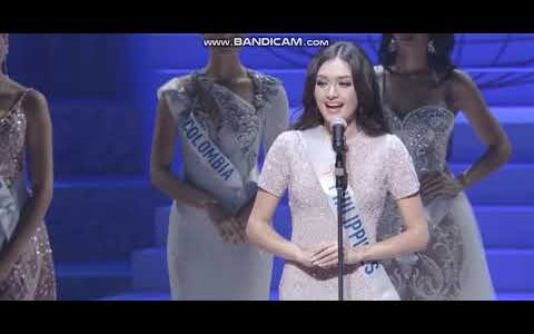 Ahtisa Manalo of Philippines Final Speech Miss International 2018