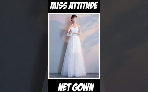 #Shorts ||》2021 LATEST TOP 5 NET GOWN BY || MISS ATTITUDE || #EXPENSIVE #PRINCESSGOWN