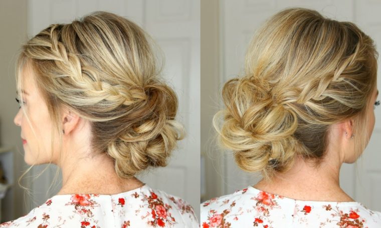 Lace Braid Homecoming Updo | Missy Sue