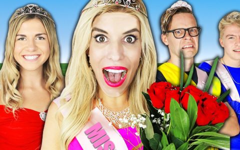 Giant Miss America Beauty Pageant at Home in Real Life to Reveal Secret! | Rebecca Zamolo