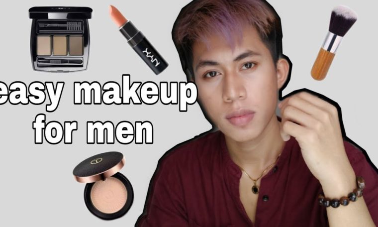 Makeup for men tutorial | pageant makeup for men | Make up para sa lalake