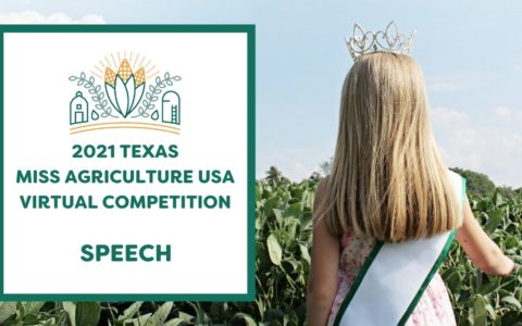 2021 Texas Miss Agriculture USA - Speech