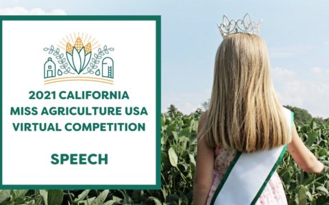 2021 California Miss Agriculture USA - Speech