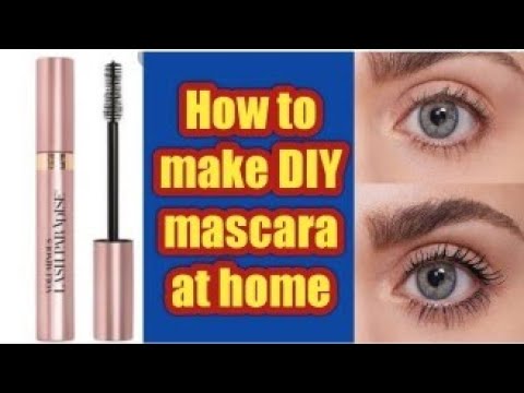 How to make MASCARA at home. DIY waterproof & Natural Mascara (100% working) By Beauty queen......