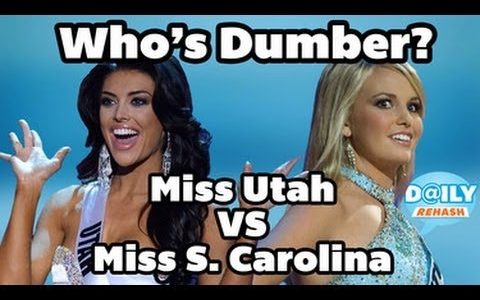Miss Utah Pageant Answer Fail vs Miss South Carolina Dumb Answer | DAILY REHASH | Ora TV