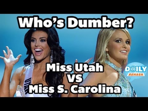 Miss Utah Pageant Answer Fail vs Miss South Carolina Dumb Answer | DAILY REHASH | Ora TV